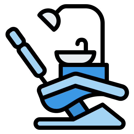 Dentist chair dentist chair medical dental care icon