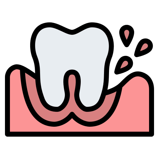 Infection mouth medical disease icon