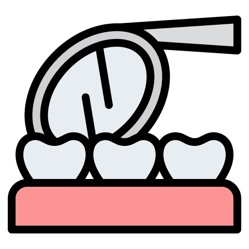 Dental checkup dental molar healthcare and medical icon