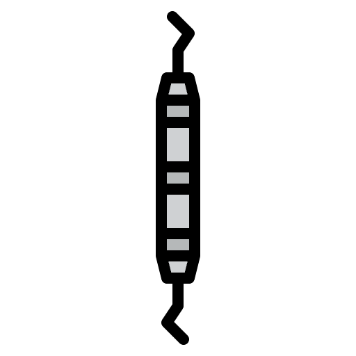 Dental scaler dental scaler dentist tools teeth icon