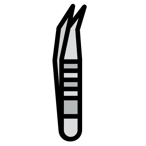 Tweezer dentist medical healthcare and medical icon