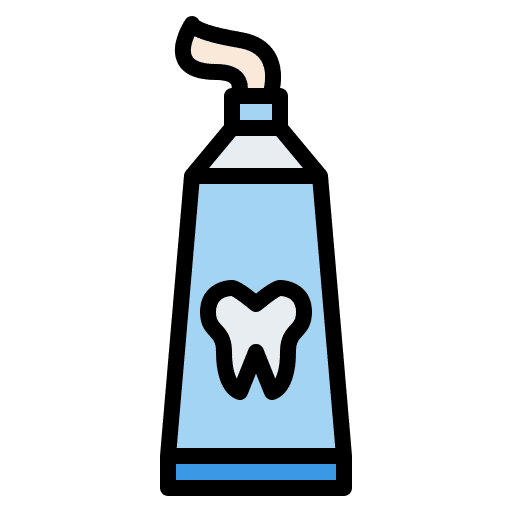 Toothpaste toothpaste teeth dental care icon