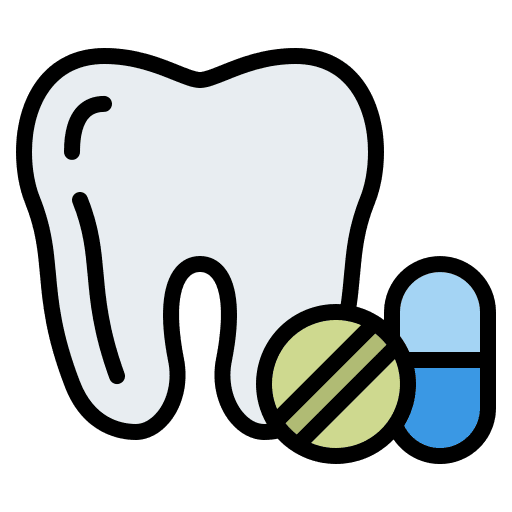 Treatment mouth teeth medicine icon