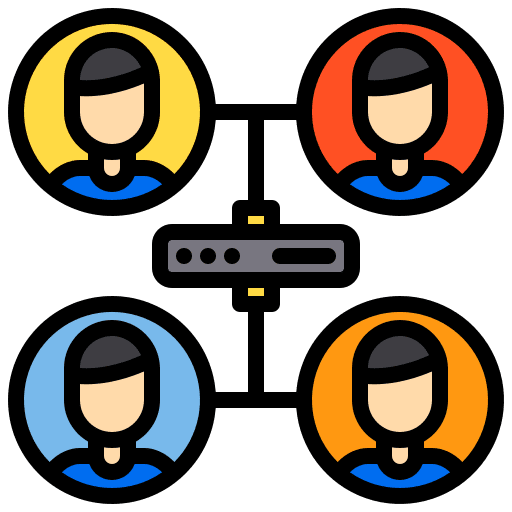 User web hosting technology user icon