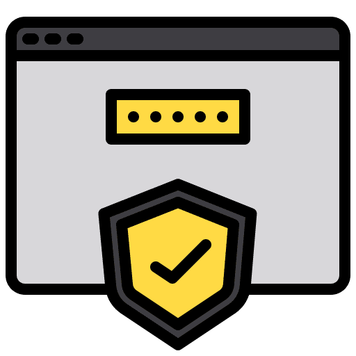 Firewall firewall seo and web padlock icon