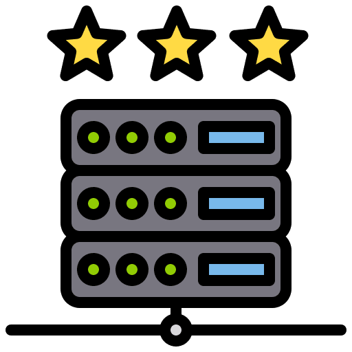 Rating storage star seo and web icon