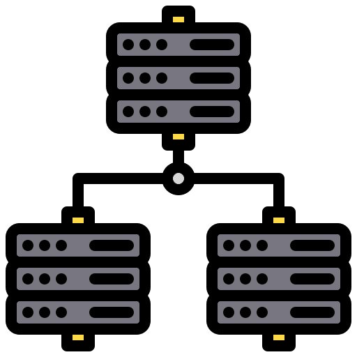 Share database share seo and web icon