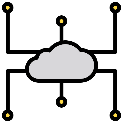 Cloud cloud web hosting server icon