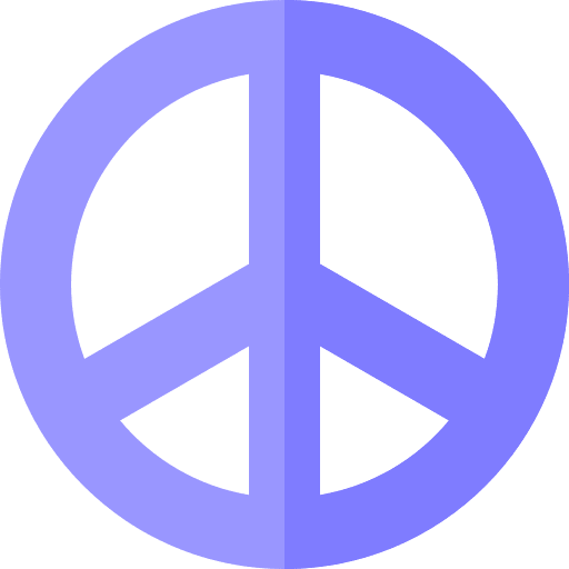 Peace symbol hippie shapes and symbols peace symbol icon