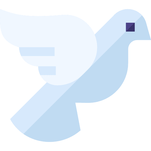 Dove pigeon wings animals icon