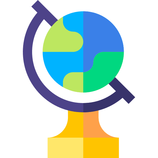 Globe earth maps and location world earth icon