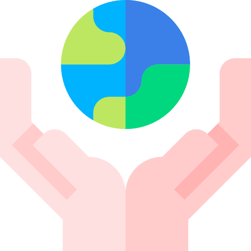 World planet earth hands and gestures global icon
