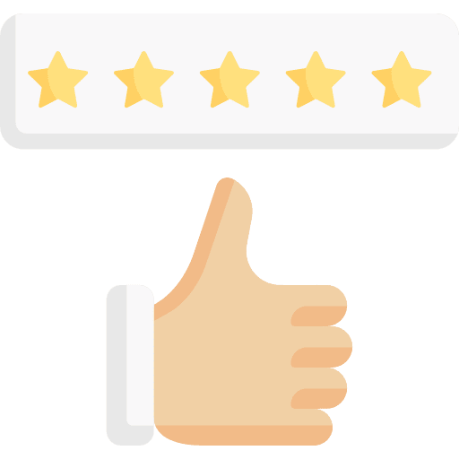 Rating marketing thumbs up rating icon