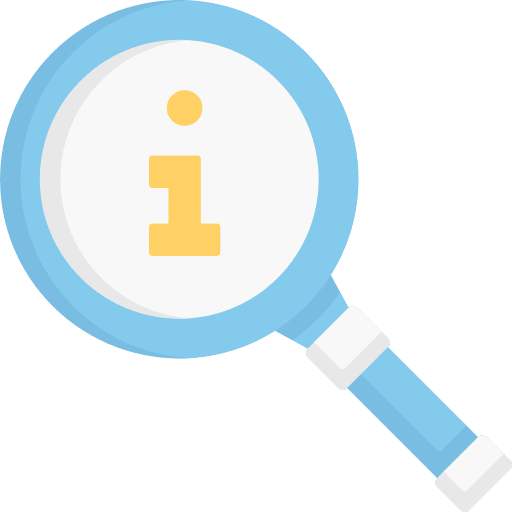 Search magnifying glass find search icon