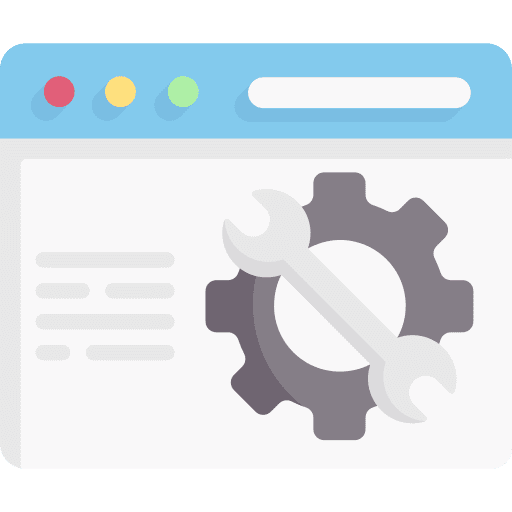 Technical support networking interface edit tools icon