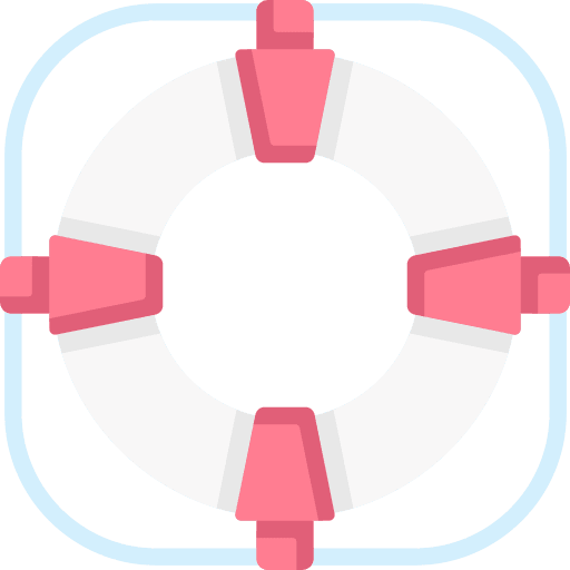Lifeguard lifebuoy help lifesaver icon