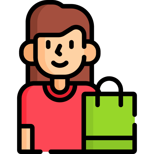 Customer loupe info customer service icon