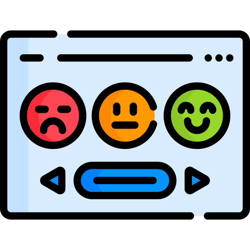 Feedback happiness face smileys icon