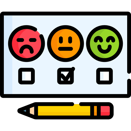 Reaction smileys marketing emoticon icon