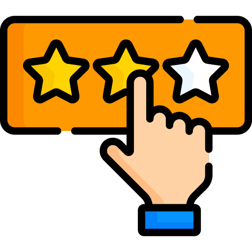 Stars customer satisfaction marketing star icon