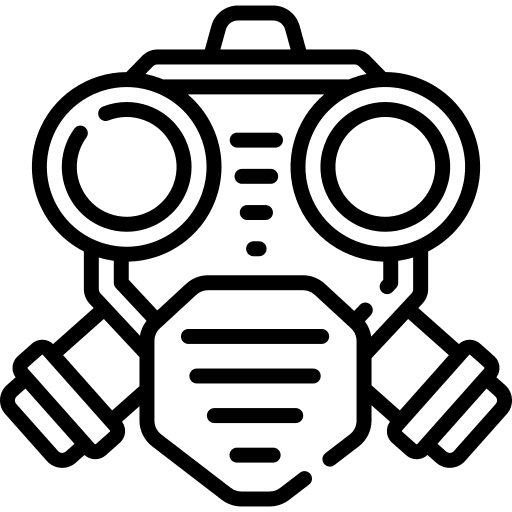 Gas mask gas mask industry pollution icon