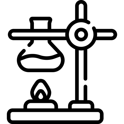 Bunsen burner science flame bunsen burner icon