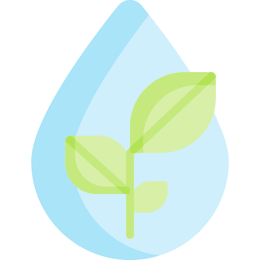 Ecology leaves leaf water icon