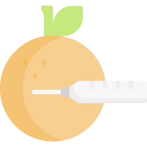 Gmo food and restaurant food transgenic icon