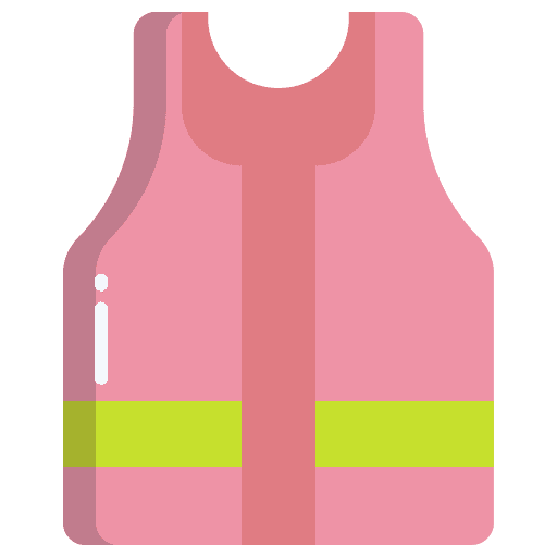 Vest protection security protective equipement icon