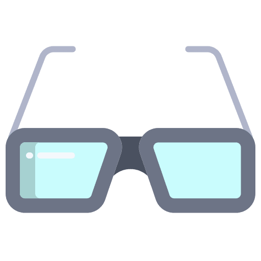 Eyeglass sun glasses vision glasses icon