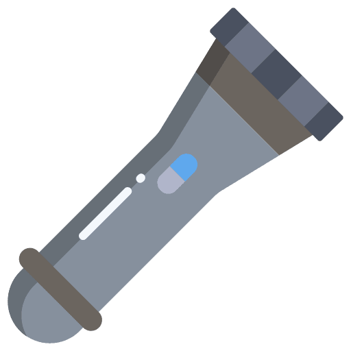 Flashlight lamp electronics flashlight icon