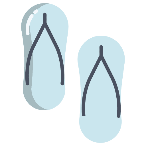 Sandal slippers sandal shoes icon