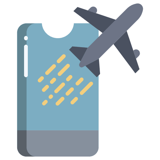 Ticket holidays ticket airplane ticket icon