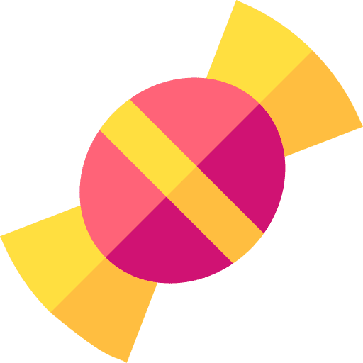 Candy toffee sweets food and restaurant icon