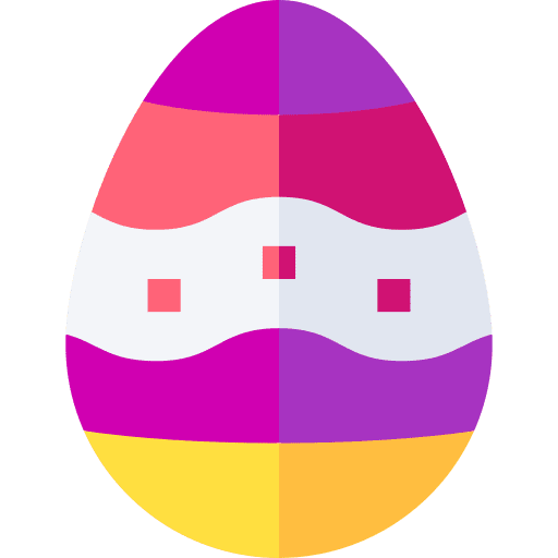 Easter egg easter gift season icon