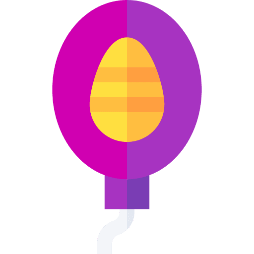 Easter day party decoration celebration icon