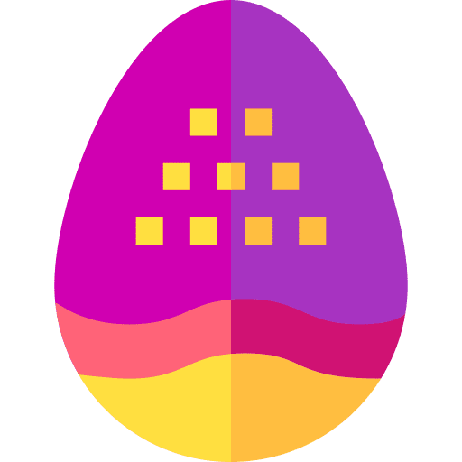 Easter egg event easter day gift icon