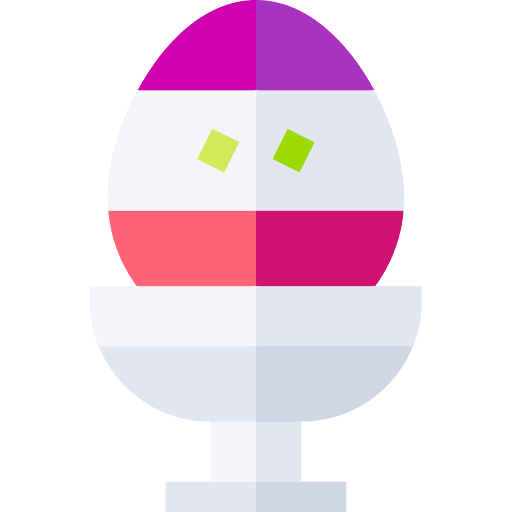 Easter egg holiday easter boiled egg icon