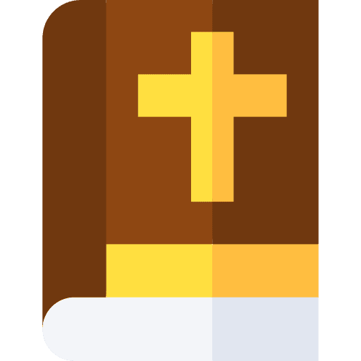 Bible cross bible book icon
