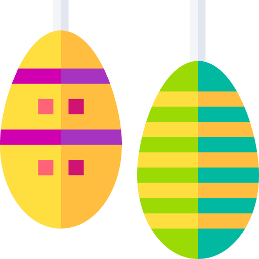 Easter eggs easter celebration hanging icon