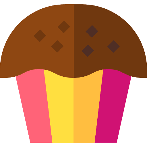 Muffin bakery sugar food and restaurant icon