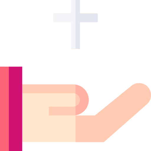 Pray easter egg hands hand icon
