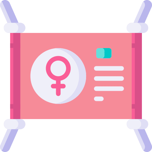 Feminism hand miscellaneous placard icon