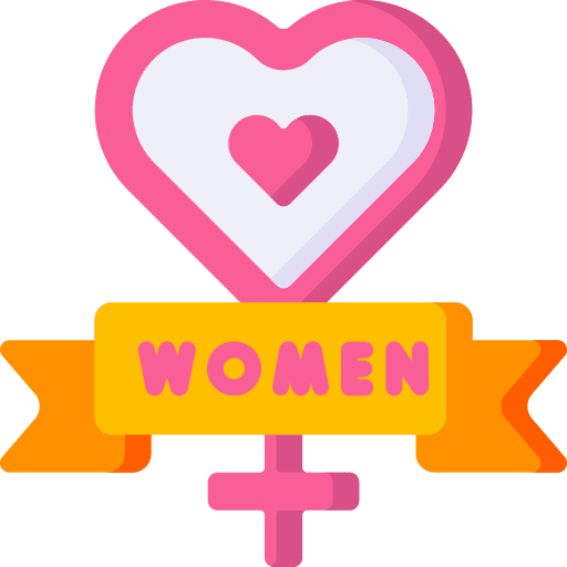 Womens day romantic venus love icon