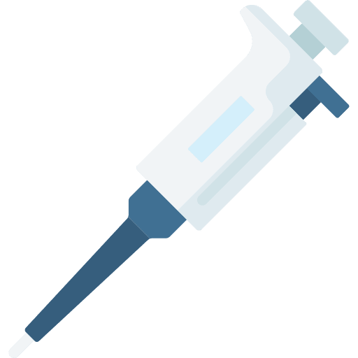 Pipette dna chemistry pipette icon