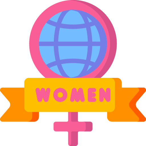 Womens day feminism gender symbol shapes and symbols icon