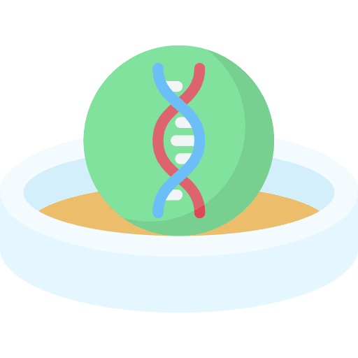 Dna test laboratory genetics chemistry icon