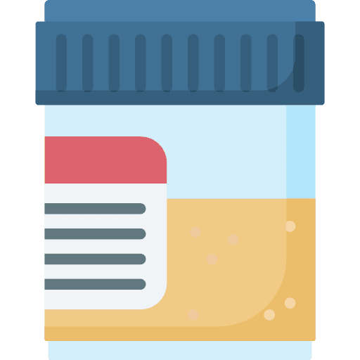 Urine sample urine sample laboratory medical test icon