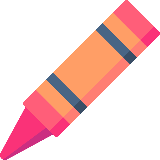 Crayon crayon education colours icon