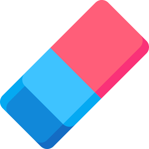 Eraser stationery office material eraser icon